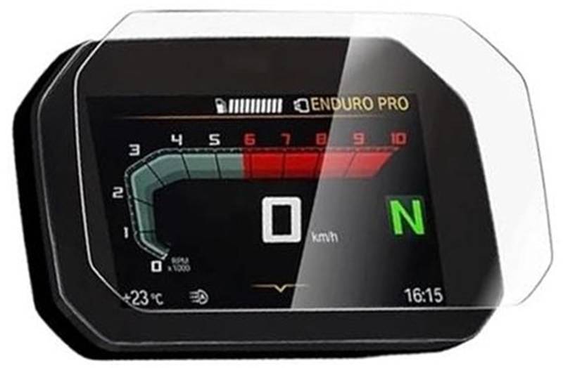 Rynplex Displayschutzfolie Motorrad Cluster Scratch Cluster Displayschutzfolie Schutzfolie, for C400X F900R F900XR S1000RR S1000XR M1000RR 2018+ Displayschutzfolie für das Armaturenbrett von Motorräde von Rynplex