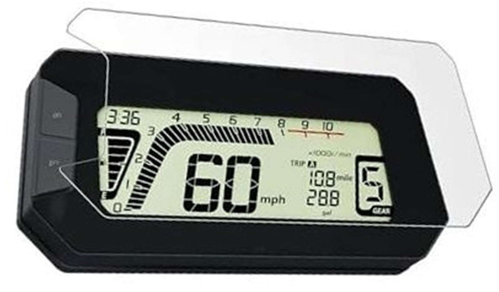Rynplex Displayschutzfolie Motorrad Defend Scratch Tachoinstrument Displayschutzfolie, for CRF300L CRF 300L Rally MSX125 MSX 125 2021- Displayschutzfolie für das Armaturenbrett von Motorrädern(BLACK 4 Rynplex Displayschutzfolie Motorrad Defend Scratch Tachoinstrument Displayschutzfolie, for CRF300L CRF 300L Rally MSX125 MSX 125 2021- Displayschutzfolie für das Armaturenbrett von Motorrädern(BLACK 4 von Rynplex