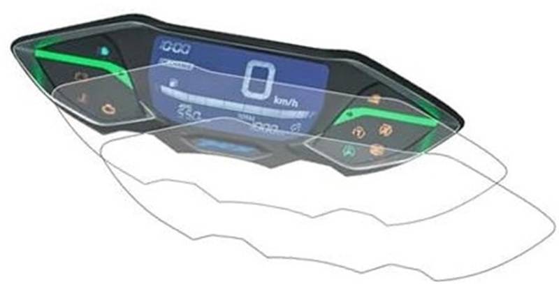Rynplex Displayschutzfolie Motorrad Instrument Cluster Kratzschutzfolie Armaturenbrett Displayschutzfolie, for PCX160 PCX125 2021 2022 PCX 160 125 Displayschutzfolie für das Armaturenbrett von Motorrä von Rynplex