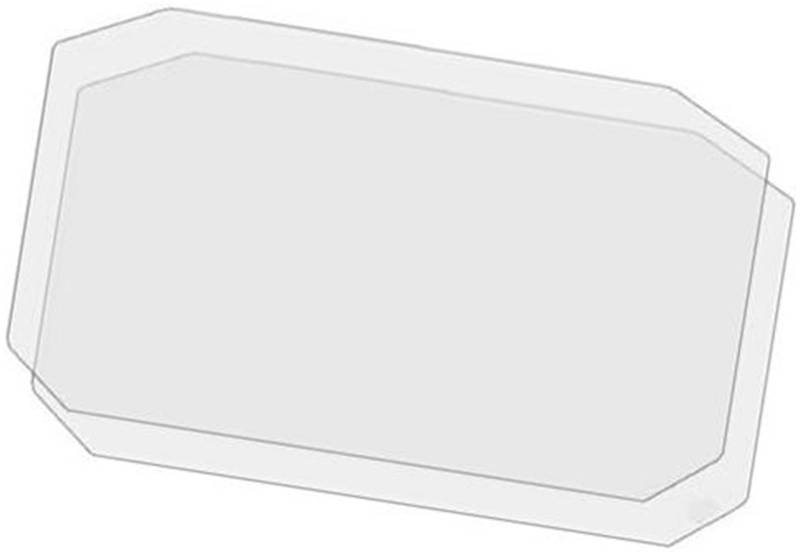 Rynplex Displayschutzfolie XL 750 Zubehör, for XL750 Transalp 2023 Motorrad Scratch Cluster Screen TFT TPU Displayschutzfolie für das Armaturenbrett von Motorrädern(Black 1 PCS) von Rynplex
