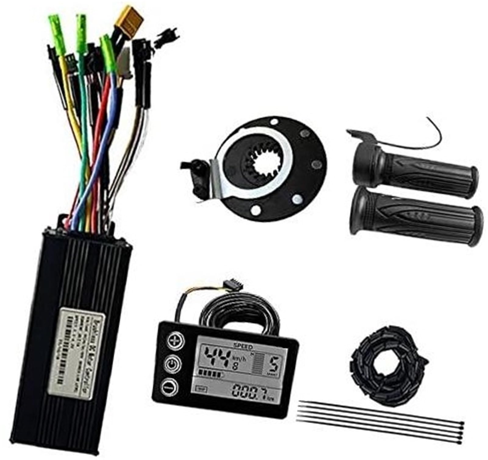 Rynplex Ebike-Controller-System 30A DREI-Modus-Controller Geeignet for 1000-W-Motoren mit JN-S866-Display, Gashebel, PAS for Ebike-Umrüstsatz Rynplex Ebike-Controller-System 30A DREI-Modus-Controller Geeignet for 1000-W-Motoren mit JN-S866-Display, Gashebel, PAS for Ebike-Umrüstsatz von Rynplex