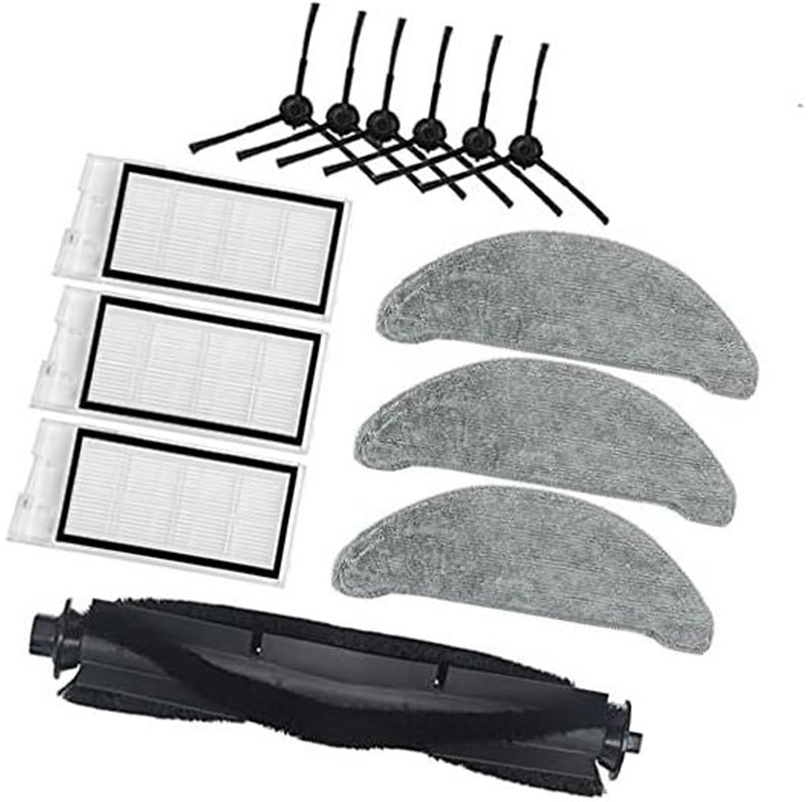Rynplex Ersatz for Xiaomi Roidmi Eve Plus Staubsauger, 1 Walzenbürste, 3 Filter, 3 Wischtücher, 6 Seitenbürsten Roboterstaubsauger-Ersatzset Rynplex Ersatz for Xiaomi Roidmi Eve Plus Staubsauger, 1 Walzenbürste, 3 Filter, 3 Wischtücher, 6 Seitenbürsten Roboterstaubsauger-Ersatzset von Rynplex