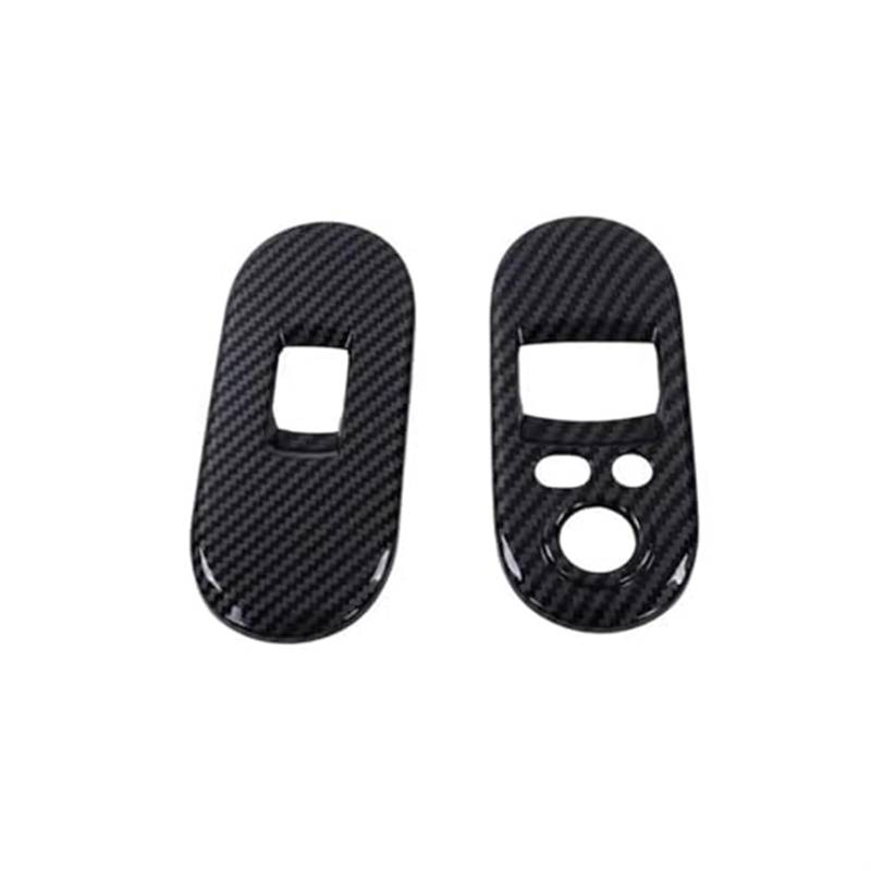 Rynplex Fenster Schalter Control Abdeckung Trims for Cooper Fließheck F56 Carbon Faser Stil Tür Auto Styling Ersatz 2014-2021 Auto-Gangschaltung von Rynplex