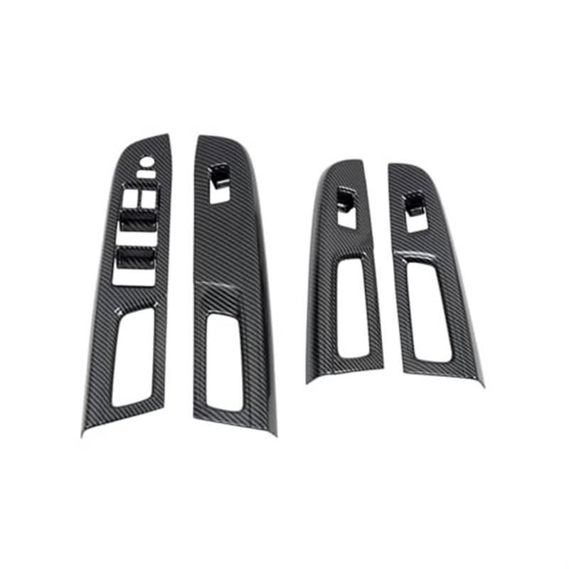 Rynplex Fensterglas-Hebeknopf-Zierschalterabdeckung, Türarmlehnenverkleidung, for Subaru, WRX/WRX STI 2015-2020 RHD-Fenstersteuerungsverkleidung Abdeckung für Autofensterschalter von Rynplex