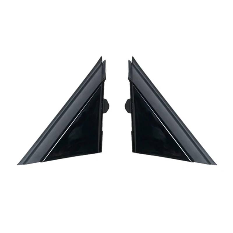 Rynplex For Fiat, for 500 2012-2019 Zierleiste Türspiegel Dreiecksblechabdeckung Flaggenabdeckung Frontscheibe A-Säule Dreieck 1SH17KX7AA 1SH16KX7AA Dreieckige Abdeckung für Autospiegel(Left and Right von Rynplex