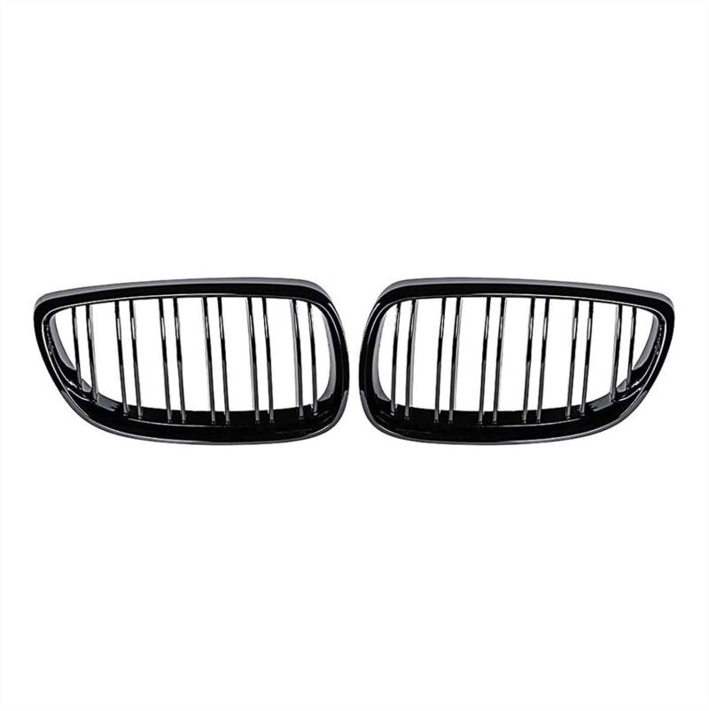 Rynplex Frontgrill, for, for E92 E93 M3 328i 335i 2-Türer 2007 2008 2009, Auto-Styling, glänzend schwarz, Dual Line Auto-Kühlergrill von Rynplex