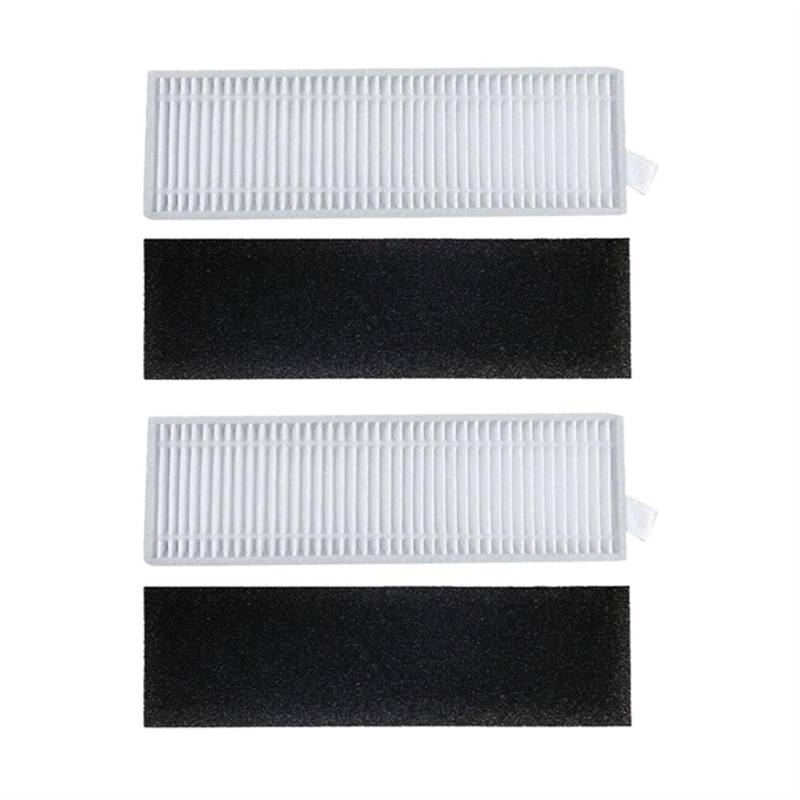 Rynplex Für, for Xiaomi, G1 MJSTG1 Wassertank Staubbox Mopphalterung Teile Roboter-Staubsauger Mülleimerbox Stützplatte Zubehör Roboter-Staubsauger-Mülleimer(2pcs Filter) von Rynplex