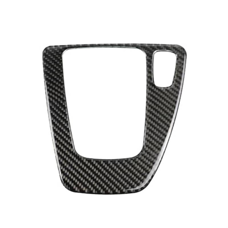 Rynplex LHD RHD Carbon Fiber Gear Shift Control Panel Cover Trim, for, for 3 Series E90 E92 E93 2005 2006 2007 2008 2009 2010 2011 2012 Auto-Gangschaltung(Black RHD NO Color) von Rynplex