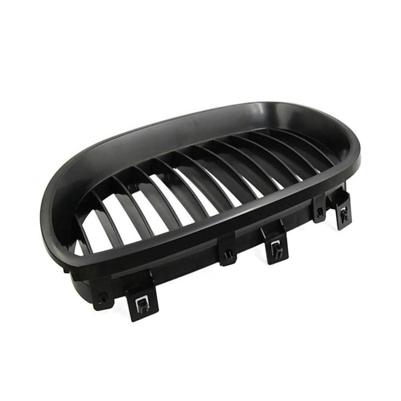 Rynplex Mattschwarzer Front-Sportgrill, Haubengrill, for, for E60 E61 2003 2004 2005 2006 2007 2008 2009, for M5 525i 528i 528xi 530i Auto-Kühlergrill von Rynplex