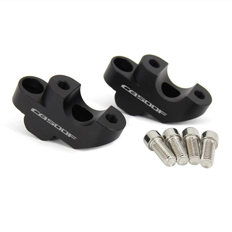 Rynplex Riser Lifting Lenkerklemme Lenker Riser CB 500F CB500F 2013-2017 Motorradzubehör Motorrad-Lenker-Riser-Klemme(Black) von Rynplex