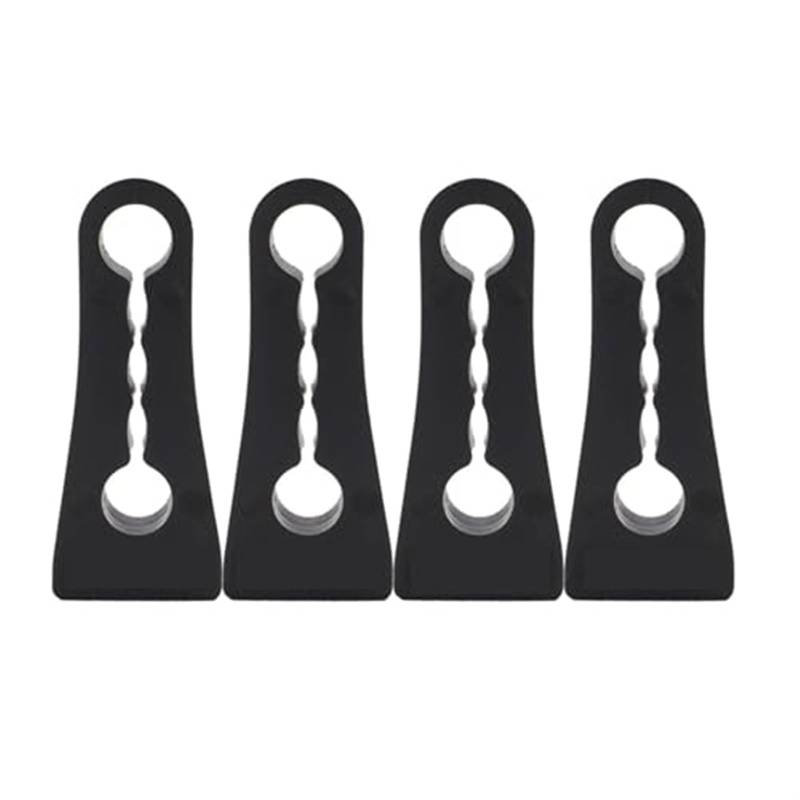 Rynplex Schalldämpfer-Türverriegelungspuffer, for Nissan, for Qashqai, for X-Trail, Tiida Juke Note Teana Rogue Rattling Schalldichtes Quietschen Seal Deadener Autotür-Stoßdämpfer Autotür-Stoßdämpfer von Rynplex