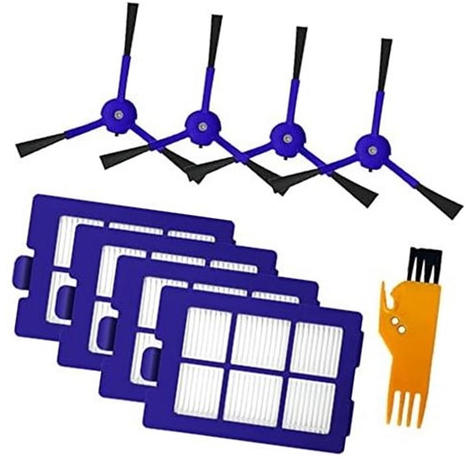 Rynplex Seitenbürstenfilter-Kit, for Eufy, RoboVac 11s Max, 15C Max, 30C, G10, G30 X8 Hybrid Roboter-Staubsauger Ersatzteile Staubsauger-Ersatzset Rynplex Seitenbürstenfilter-Kit, for Eufy, RoboVac 11s Max, 15C Max, 30C, G10, G30 X8 Hybrid Roboter-Staubsauger Ersatzteile Staubsauger-Ersatzset von Rynplex