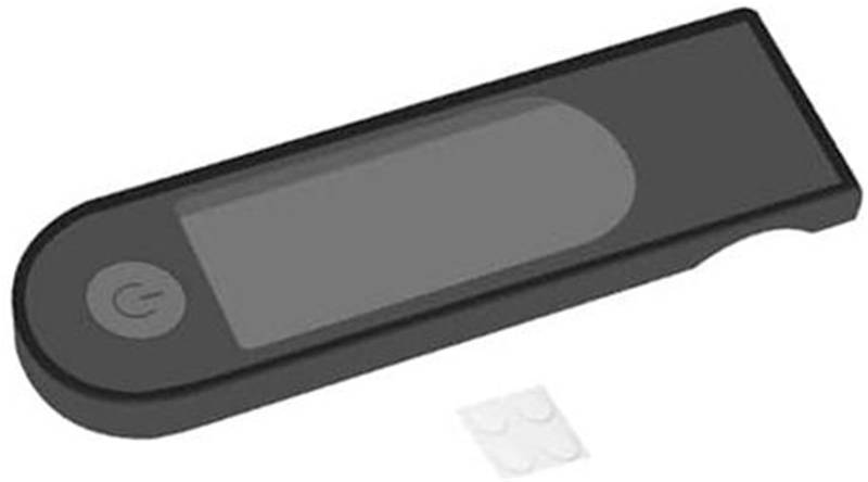 Rynplex Silikon-Panelschutz, for das Displaygehäuse des Elektrorollers Xiaomi 4 Ultra, for das wasserdichte Abdeckungszubehör des Armaturenbretts Scooter-Armaturenbrett-Abdeckung(Black) von Rynplex