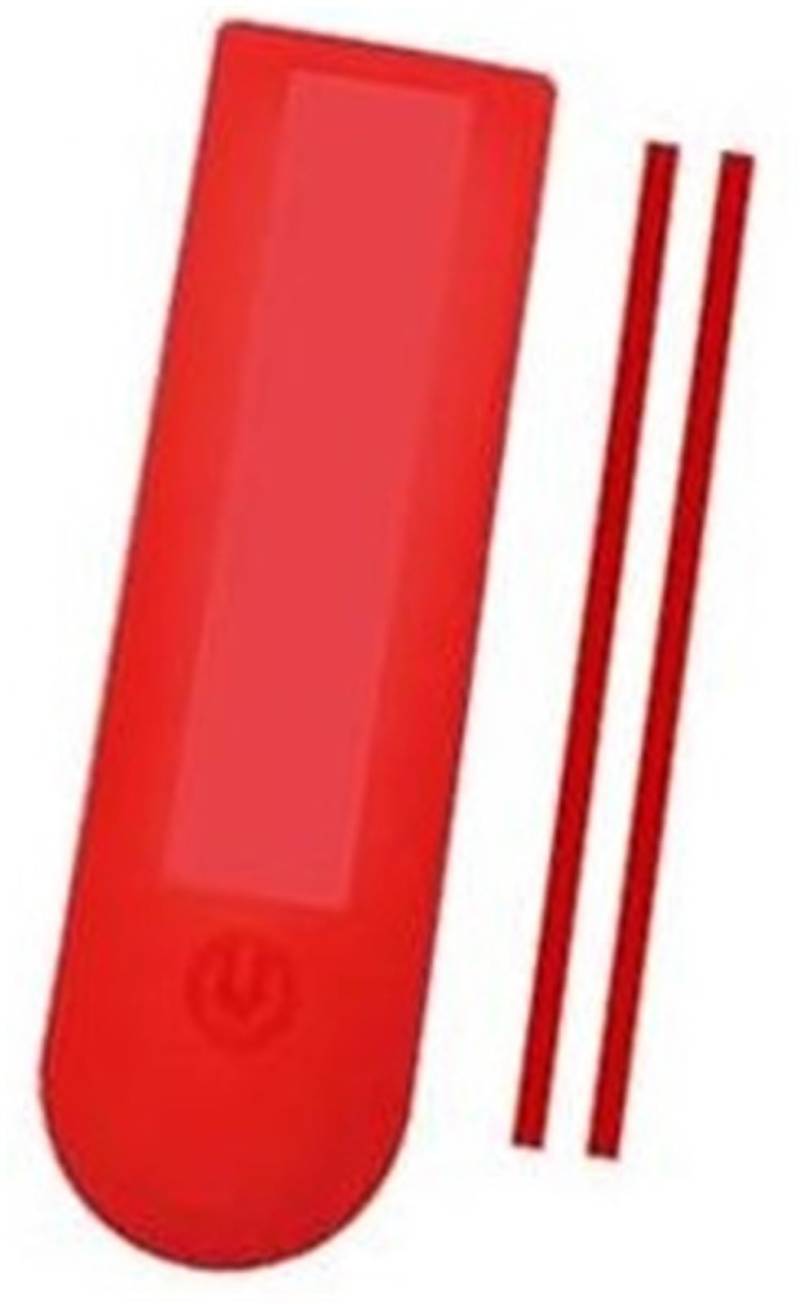 Rynplex Silikonabdeckung for Armaturenbrettanzeige von Elektrorollerteilen, for Ninebot G30 G30D Elektroroller-Panelabdeckung, wasserdichte Gummischutzhülle Scooter-Armaturenbrett-Abdeckung(BLACK 1 Re von Rynplex