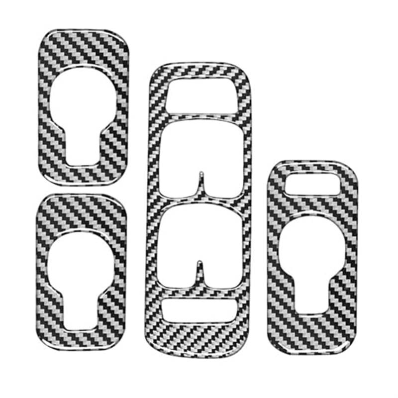 Rynplex Verkleidung der Autotürfensterheber-Tastenverkleidung, for Volvo, XC90 2003-2007 LHD-Innenaufkleber, 2003-2007 Fenstersteuerungsverkleidung Abdeckung für Autofensterschalter von Rynplex