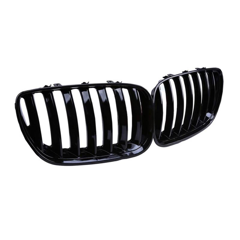 Rynplex Vorne glänzend schwarz Sportgitter Haubengrill, for, for E53 X5 2004 2005 2006 Auto-Styling Auto-Kühlergrill von Rynplex