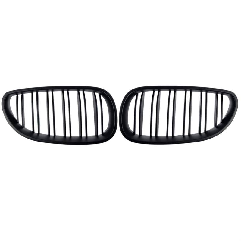Rynplex Vorne glänzend schwarz Sportgitter Haubengrill, for, for E60 E61 2003 2004 2005 2006 2007 2008 2009, for M5 525i 528i 528xi Auto-Kühlergrill(Matte Black) von Rynplex