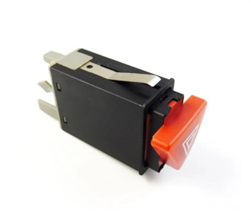 Rynplex Warnung Notfall Warnblinkschalter Dash Button, for VW, for Skoda, for Octavia, 1U2 1Z3 Combi 1U5 1Z5 1996-10 1U0953235B Auto-Warnblinksteuerung Warnblinkschalter für Autos von Rynplex