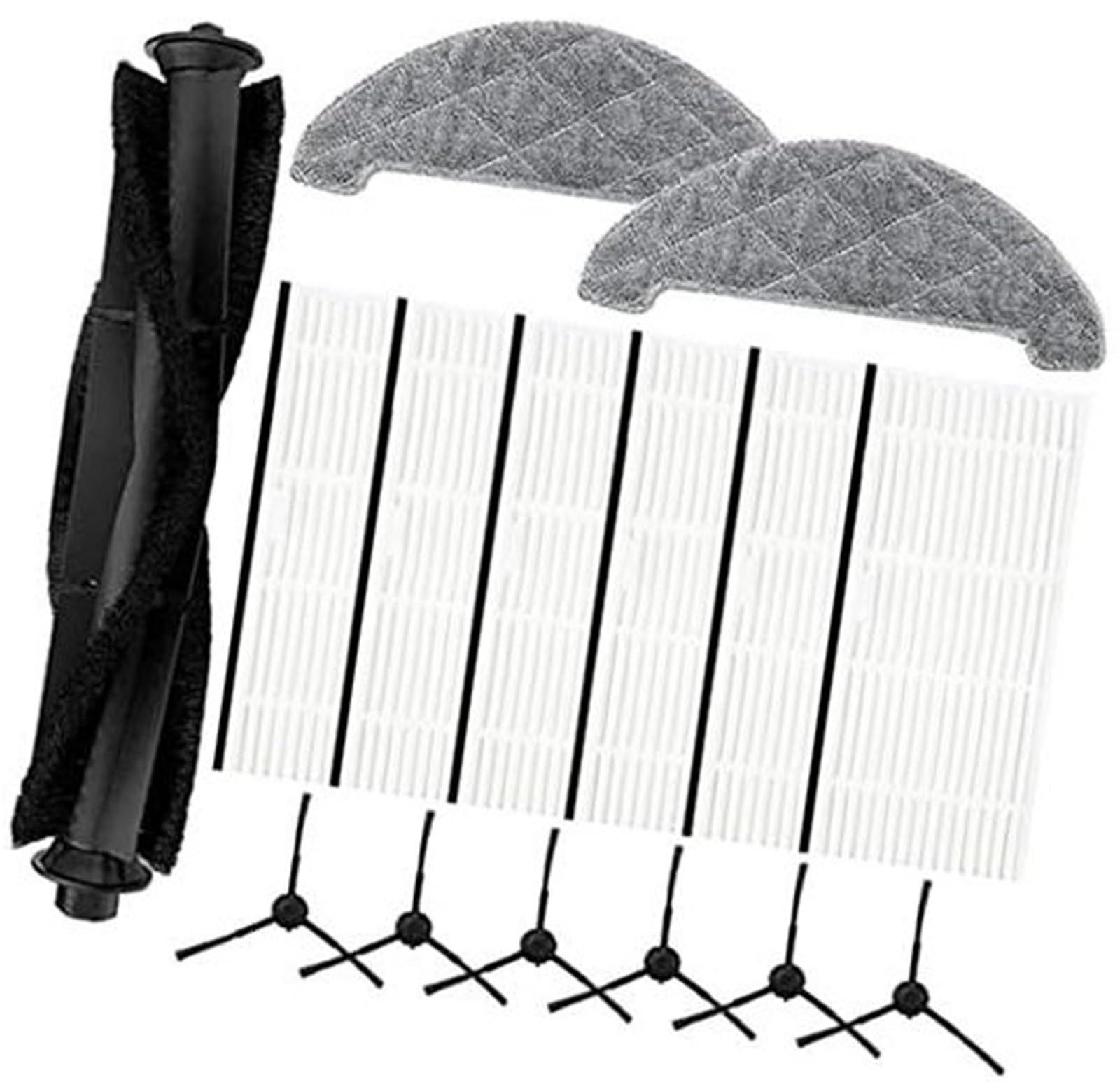 Rynplex Zubehör, for Xiaomi, for Viomi, S9 Roboterstaubsauger Ersatzteile, Hauptbürste, Seitenbürsten, Wischtücher, Filter Staubsauger-Ersatzset Rynplex Zubehör, for Xiaomi, for Viomi, S9 Roboterstaubsauger Ersatzteile, Hauptbürste, Seitenbürsten, Wischtücher, Filter Staubsauger-Ersatzset von Rynplex
