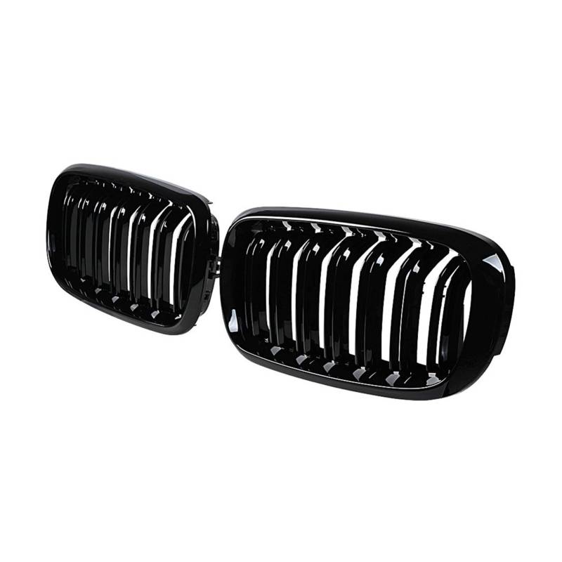 Rynplex for, for F15 Grille Line Front Ersatzgrill glänzend schwarz, for X6 F16 2014–2018 Auto-Kühlergrill von Rynplex