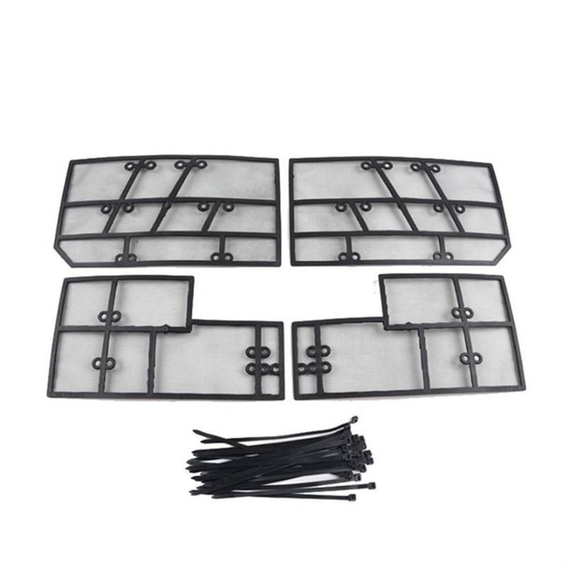 Rynplex for Mitsubishi, for Pajero V93 V97 Auto-Frontinsektengrillnetz Insektenschutz-Schutzgitterabdeckung 2012~2018 Zubehör Auto-Kühlergrill von Rynplex