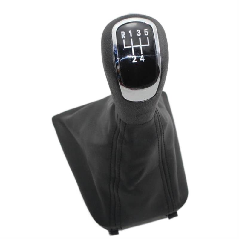 Rynplex for Skoda, for Superb 2 MK2 2008 2009 2010 2011 2012 2013, Auto-Styling, 5-Gang-Auto-Schaltknauf, Leder-Gamaschenmanschette Auto-Schaltknauf von Rynplex