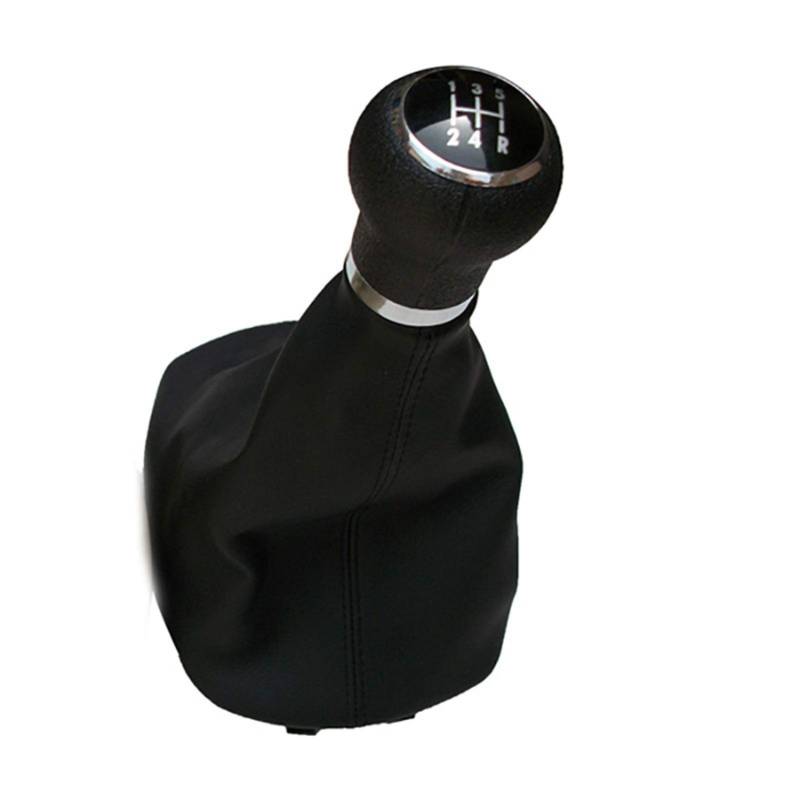Rynplex for VW, for Passat 3BG 2001 2002 2003 2004 2005 Manueller Hebel mit Schaltmanschetten 5 6-Gang-Auto-Schaltknauf Auto-Schaltknauf(5 Speed) von Rynplex