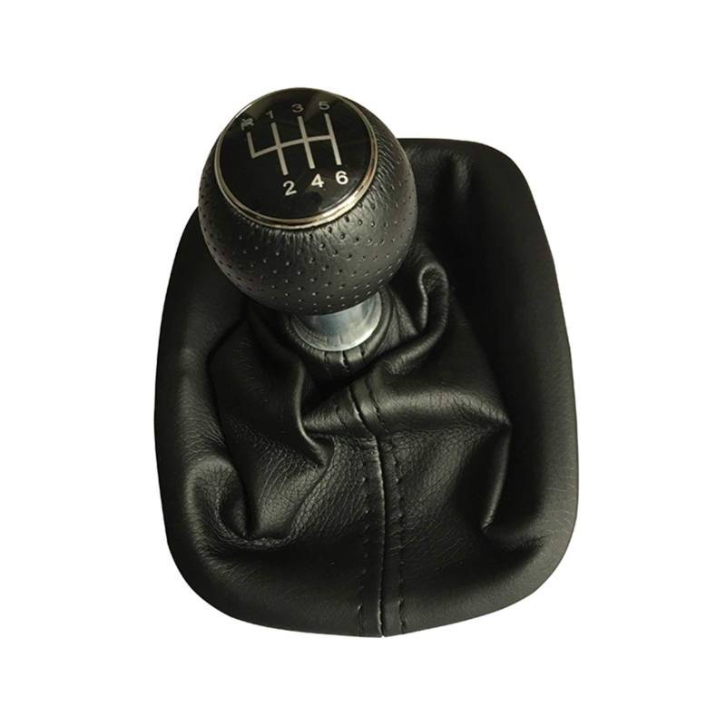 Rynplex for VW, for Passat B5 B5.5 1998–2004 B5 FL (2000–2005) 3BB5 3B23B5 1996–2000 5/6-Gang-Auto-Schaltknauf mit A3-Knopf 12 mm Auto-Schaltknauf(6speed) von Rynplex