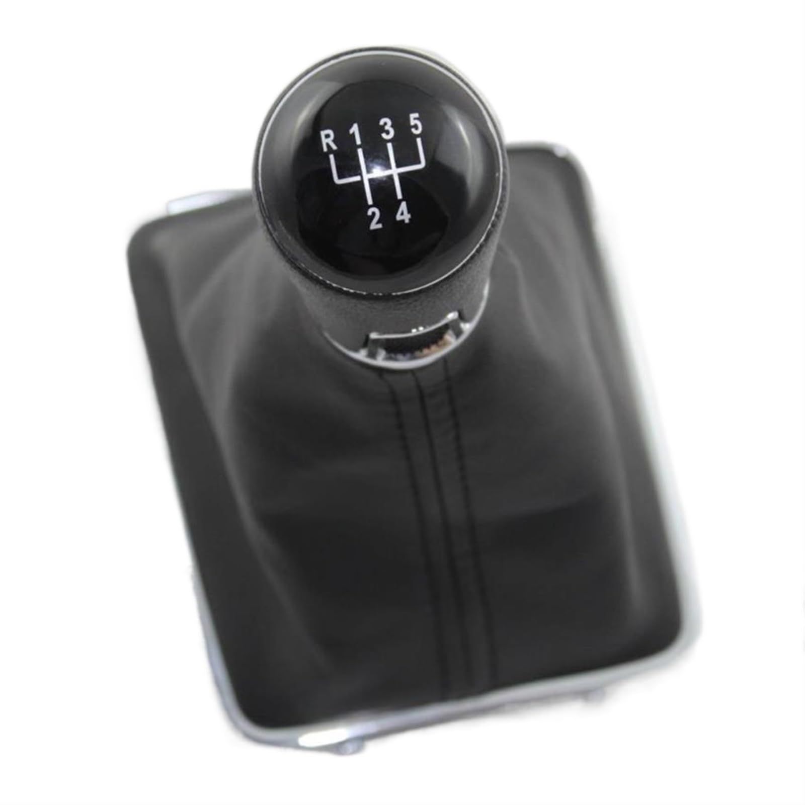 Rynplex for VW, for Passat B6 B7 CC 3C R36 TDI TFSI TSI 2006 2017 2018 2019 2010 2011 2012 2013 2014 2015 5-Gang-Auto-Schaltknauf mit echtem PU-Leder mit Chrom überzogen Auto-Schaltknauf Rynplex for VW, for Passat B6 B7 CC 3C R36 TDI TFSI TSI 2006 2017 2018 2019 2010 2011 2012 2013 2014 2015 5-Gang-Auto-Schaltknauf mit echtem PU-Leder mit Chrom überzogen Auto-Schaltknauf von Rynplex