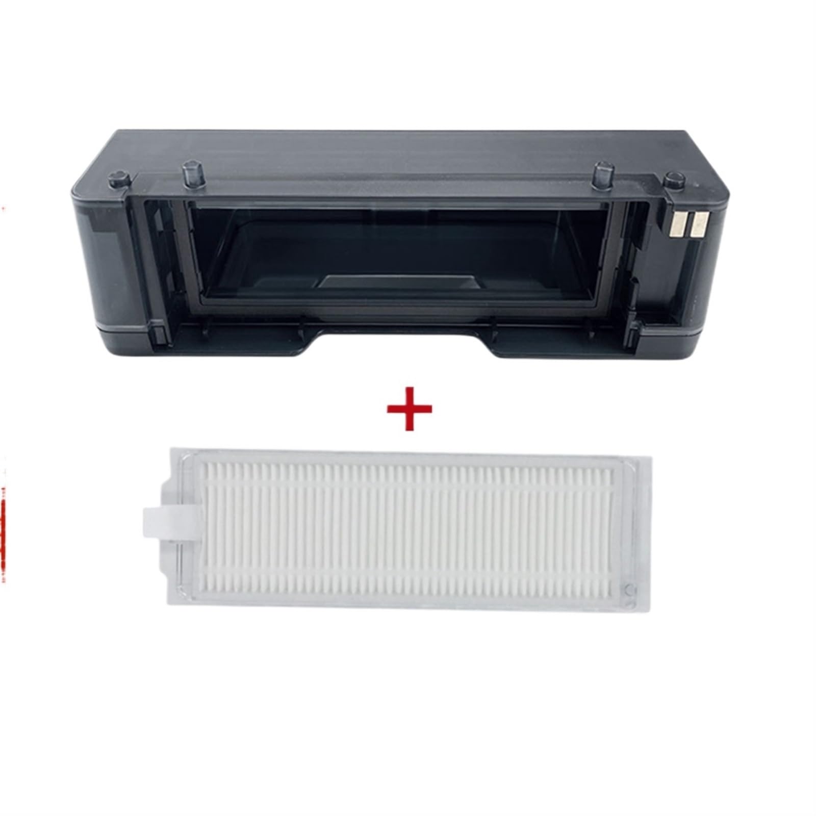 Rynplex for Xiaomi, Mijia STYTJ02YM MVXVC01-JG 2 in 1 Wassertank Staubbox Zubehör mit Hepa-Filter Roboter-Staubsaugerteile Roboter-Staubsauger-Mülleimer(2Pcs) von Rynplex