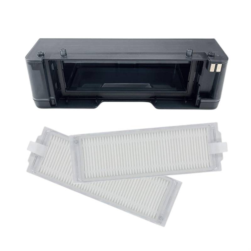 Rynplex for Xiaomi, Mijia STYTJ02YM MVXVC01-JG 2 in 1 Wassertank Staubbox Zubehör mit Hepa-Filter Roboter-Staubsaugerteile Roboter-Staubsauger-Mülleimer(3Pcs) von Rynplex