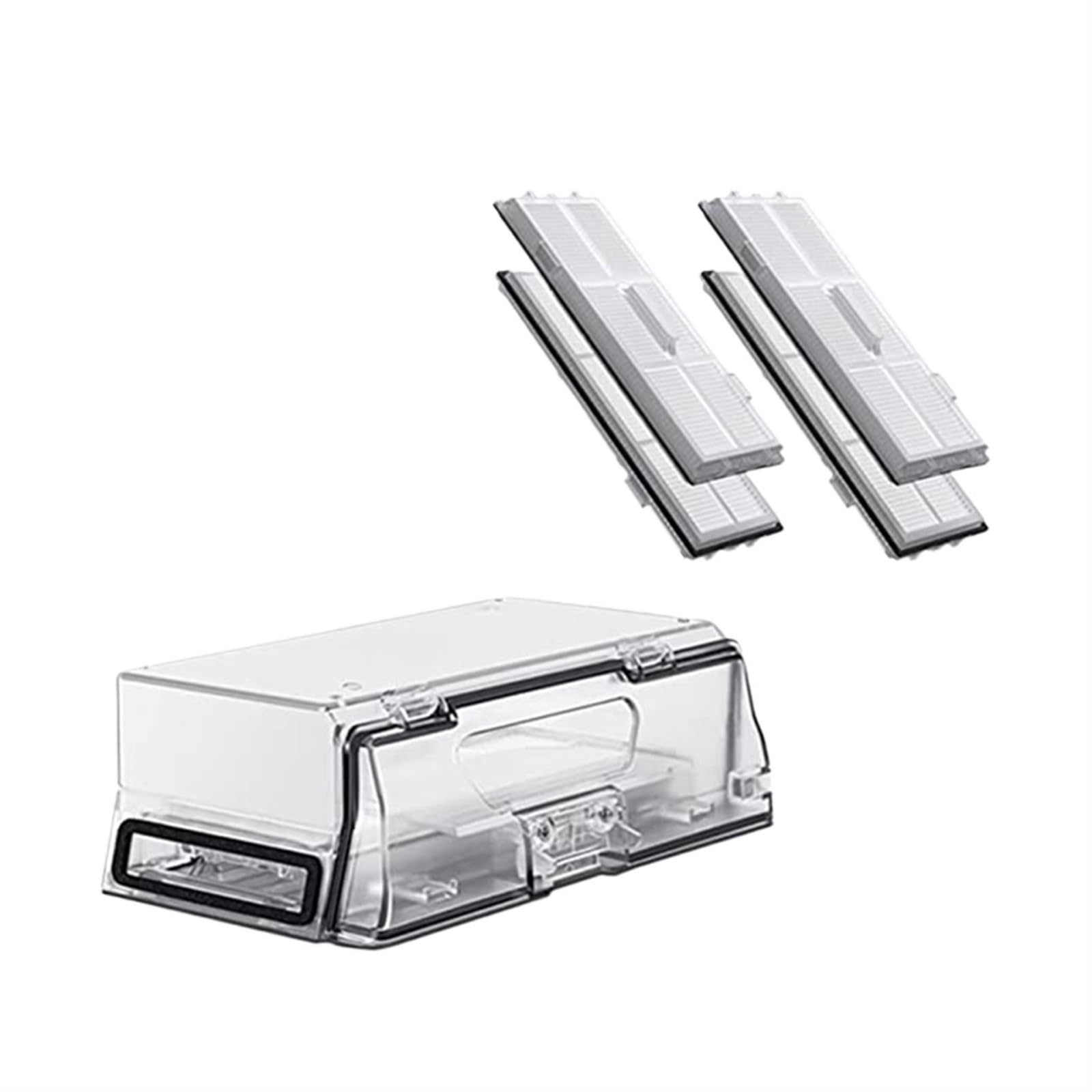 Rynplex for Xiaomi, for Roborock, S7 Staubbox Zubehör T7S Plus Auffangbehälter Waschbarer Filter Roboter-Staubsauger Austauschbare Ersatzteile Roboter-Staubsauger-Mülleimer(5 pcs) von Rynplex