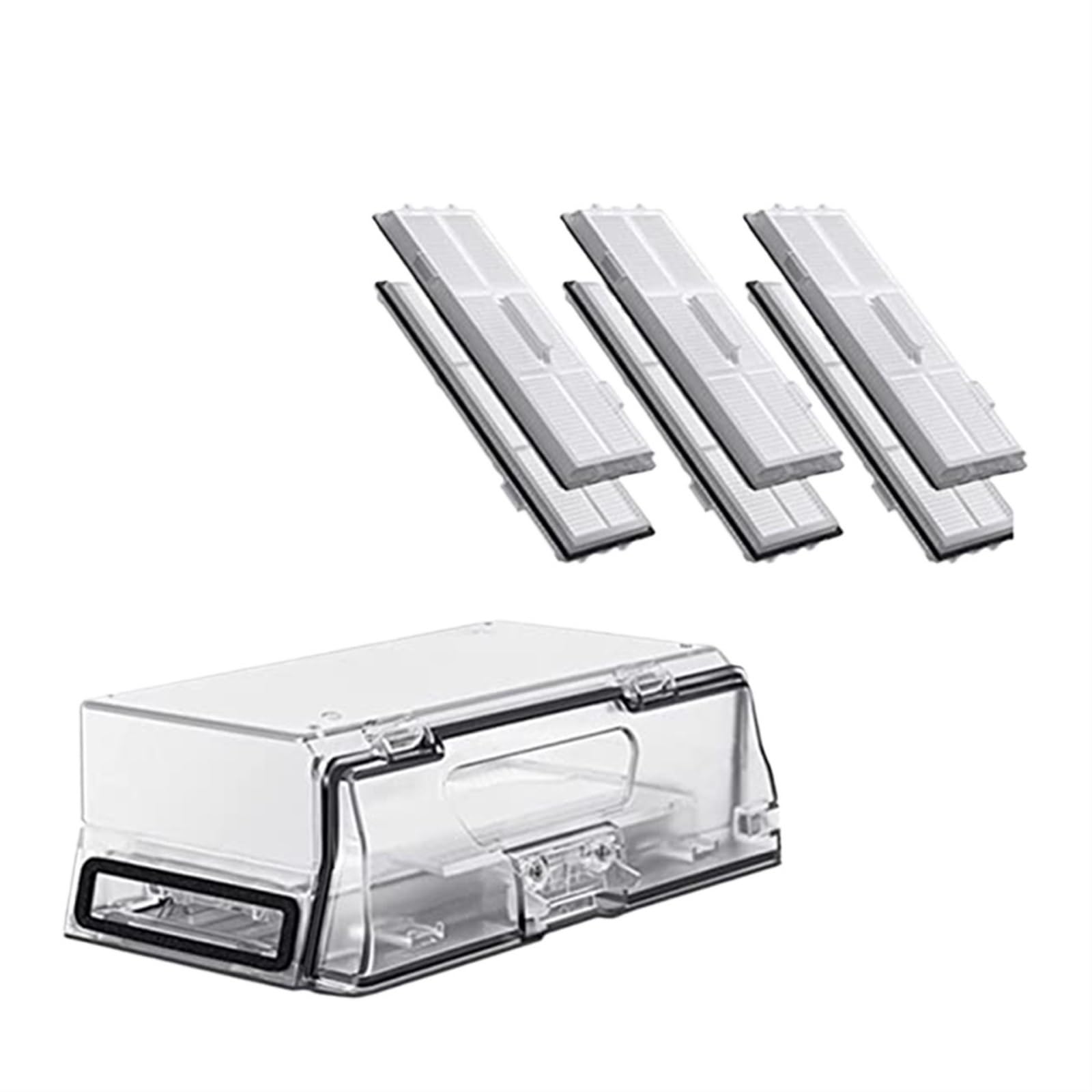 Rynplex for Xiaomi, for Roborock, S7 Staubbox Zubehör T7S Plus Auffangbehälter Waschbarer Filter Roboter-Staubsauger Austauschbare Ersatzteile Roboter-Staubsauger-Mülleimer(7 pcs) von Rynplex