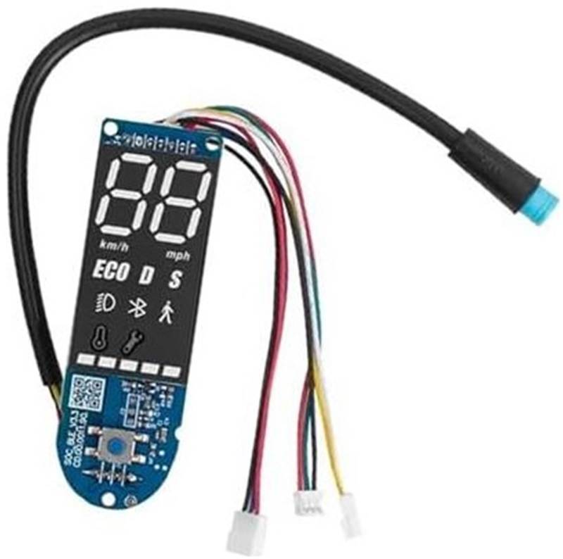 Rynplex wasserdichte Display-Silikonabdeckung Armaturenbrett BT-Platinenteile, for Ninebot, F20 F25 F30 F40 Elektroroller Armaturenbrettgehäuse Scooter-Armaturenbrett-Abdeckung(Black Dashboard) von Rynplex