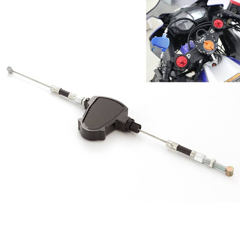 CNC Aluminum Line Easy Stunt Pull Clutch Cable Lever Replacement System Universal for most Motorcycles Dirt Bikes with Cable Clutch von FXCNC