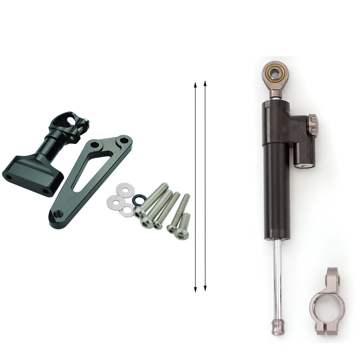Motorrad CNC Einstellbare Lenkungsdämpfer & Halterung Montagesatz Für CB600F HORNET 2007-2016 Motorrad CNC Einstellbare Lenkungsdämpfer & Halterung Montagesatz Für CB600F HORNET 2007-2016 von FXCNC