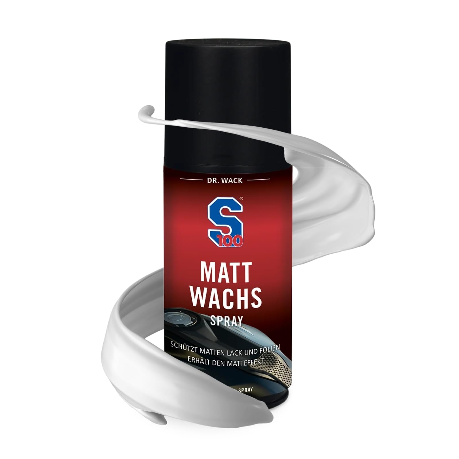 DR. WACK S100 Matt Wachs-Spray 250 ml - Motorradwachs mit Abperl-Effekt - Sprühwachs für langanhaltenden Lackchutz - Motorrad-Versiegelung - Für matte Lacke & Folien - Hochwertige Motorradpflege DR. WACK S100 Matt Wachs-Spray 250 ml - Motorradwachs mit Abperl-Effekt - Sprühwachs für langanhaltenden Lackchutz - Motorrad-Versiegelung - Für matte Lacke & Folien - Hochwertige Motorradpflege von Dr. Wack