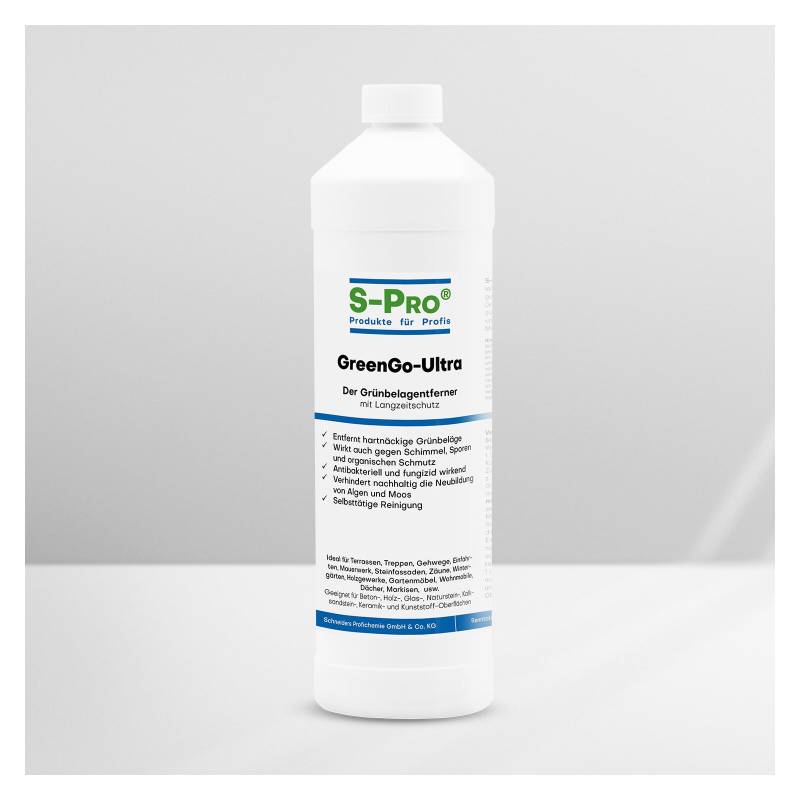 S-Pro® GreenGo Ultra gegen Algen und Grünbeläge von S-Pro