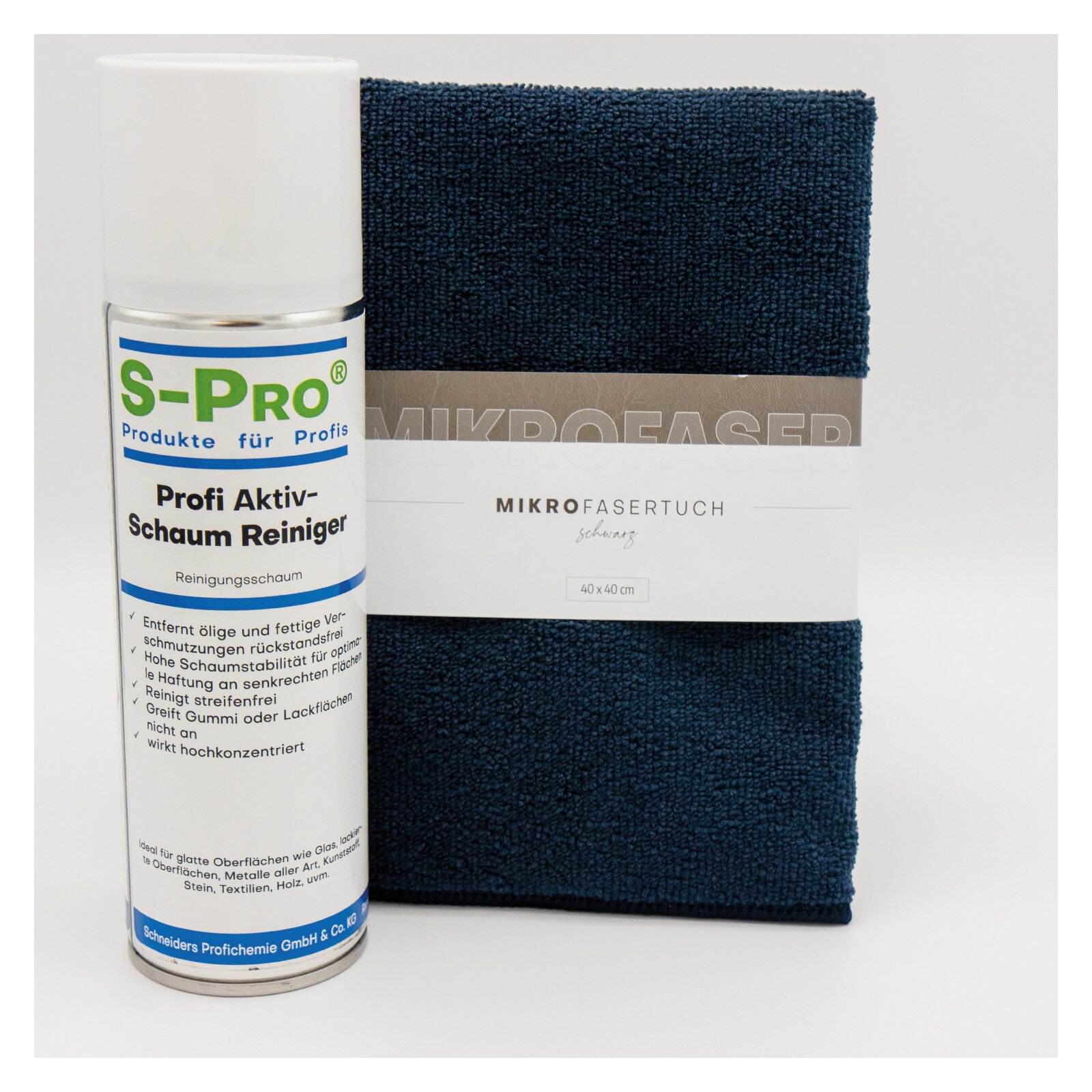 S-Pro® Profi AktivSchaum-Reiniger inkl. hochwertigem Mikrofasertuch von S-Pro