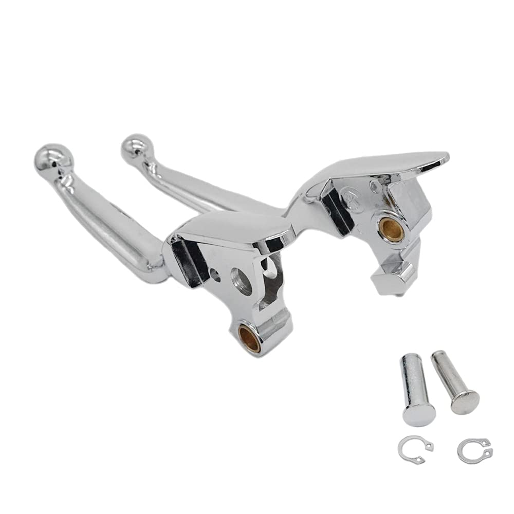 S SYUU Chrome Hebel Bremsgriff Aluminium Bremshebel Kupplungshebel kompatibel mit Harley Davidson Dyna Softail Fat Boy Low Rider Super Glide Wide Glide Breakout 2018 2019 2020 S SYUU Chrome Hebel Bremsgriff Aluminium Bremshebel Kupplungshebel kompatibel mit Harley Davidson Dyna Softail Fat Boy Low Rider Super Glide Wide Glide Breakout 2018 2019 2020 von S SYUU