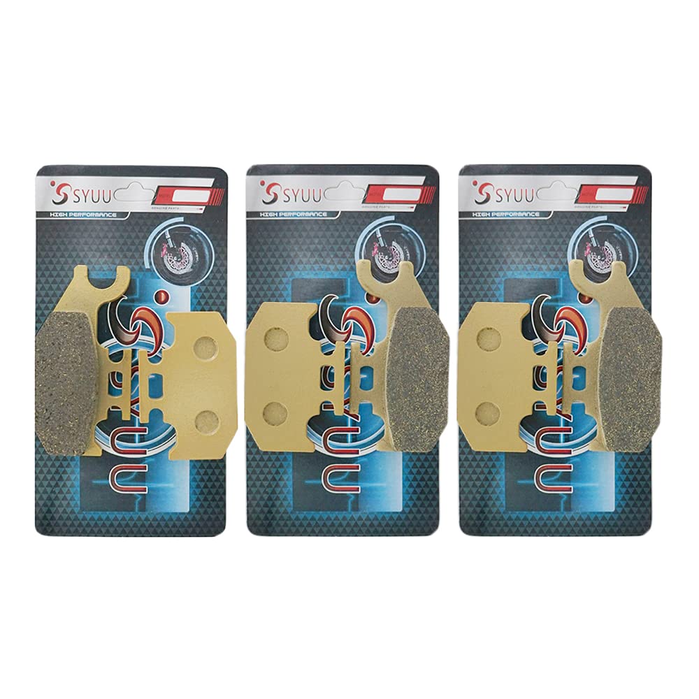 S SYUU Kupferfaser Motorrad Bremsbeläge Vorne Hinten kompatibel mit Can-Am Outlander Max 400 600 800 STD/XT Renegade 800 Outlander 800 R 400 500 650 STD 4X4 EFI FA307F FA317F FA307R S SYUU Kupferfaser Motorrad Bremsbeläge Vorne Hinten kompatibel mit Can-Am Outlander Max 400 600 800 STD/XT Renegade 800 Outlander 800 R 400 500 650 STD 4X4 EFI FA307F FA317F FA307R von S SYUU