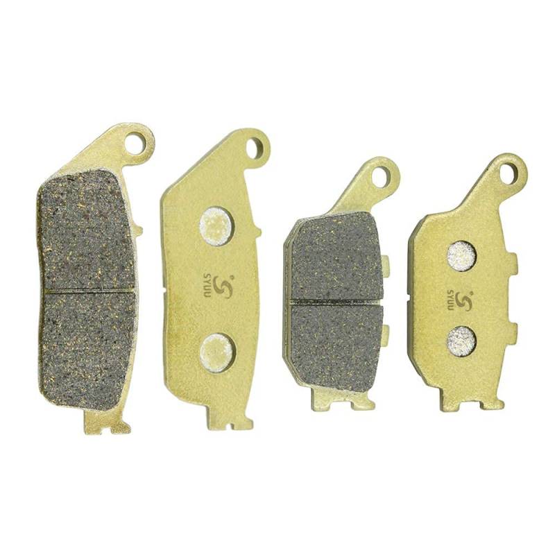 S SYUU Kupferfaser Motorrad Bremsbeläge Vorne Hinten kompatibel mit Honda VTX 1300 S Retro C R T 2003-2015 2009 2010 2011 2012 2013 FA196F FA174R von S SYUU