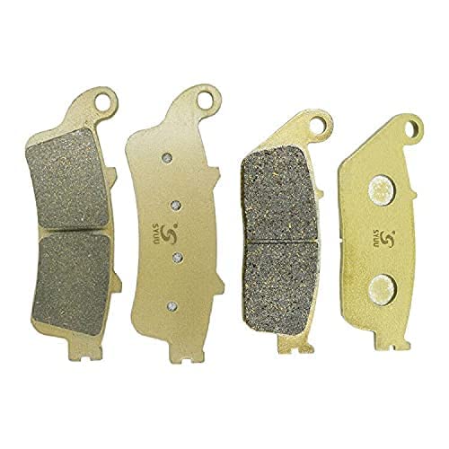 S SYUU Kupferfaser Motorrad Bremsbeläge Vorne Hinten kompatibel mit Hondaa FJS400 FJS 400 Silverwing 2006-2008 FJS600 FJS 600 Silverwing 2001 2002 2003 2004 2005 2006 2007 2008 FA281F FA196R von S SYUU