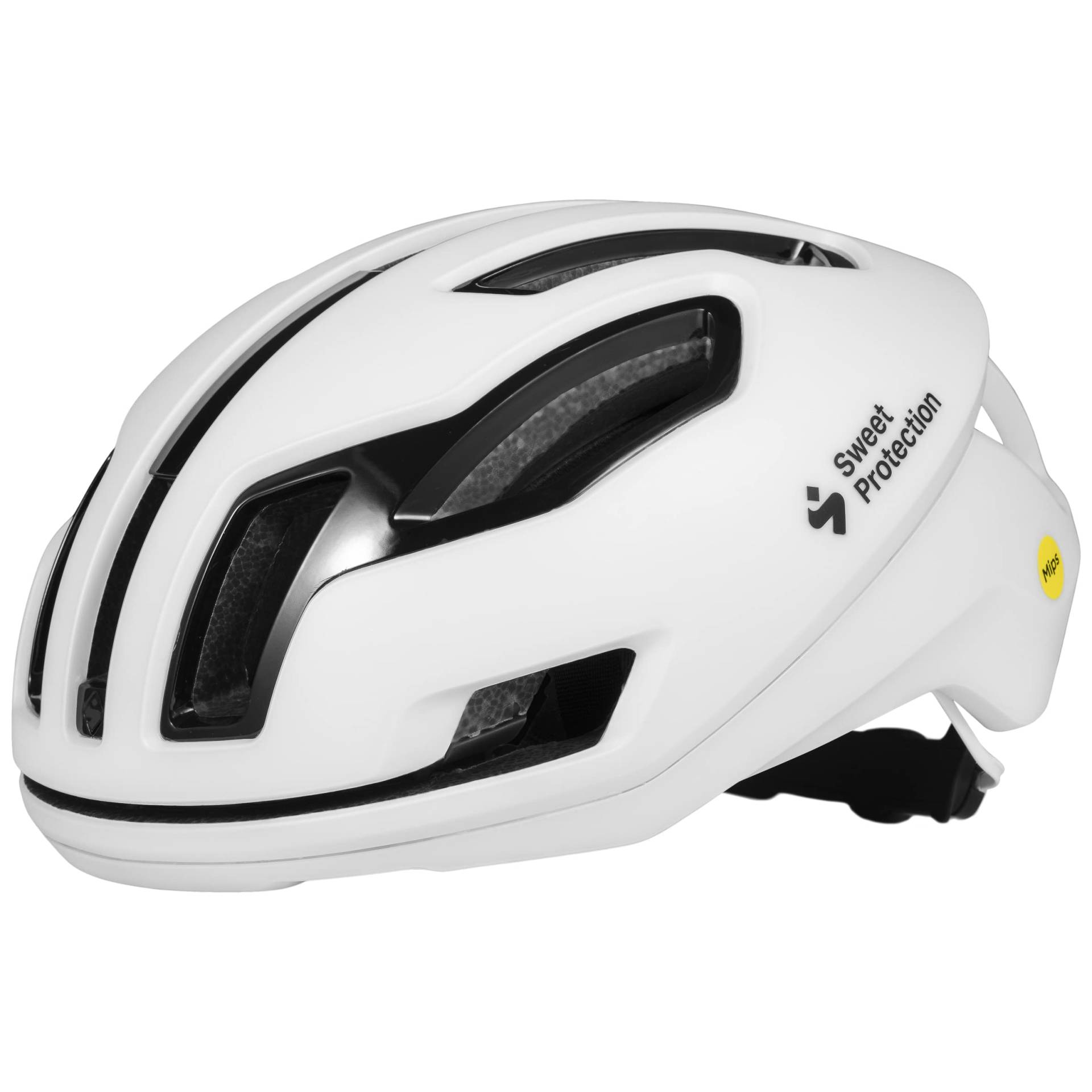 Sweet Protection Falconer 2Vi MIPS Fahrradhelm, Satin White, L-XL von S Sweet Protection