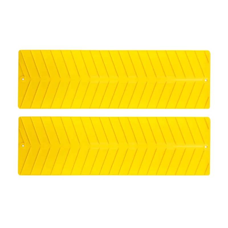 ProPlus 360833 Anti-Rutsch-Matten Anfahrhilfe Grip-System 2 Stück 740x225mm Farbe gelb von ProPlus