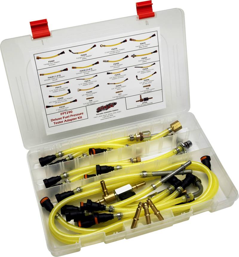 S.U.R. & R. FPT290 Deluxe Kraftstoffdruckprüfer-Adapter-Kit von S.U.R. and R Auto Parts