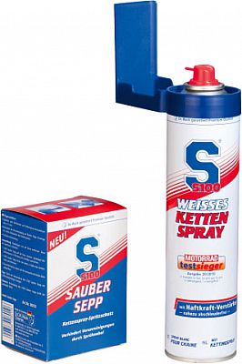 S100 Sauber Sepp, Kettenspray-Spritzschutz - Blau von S100