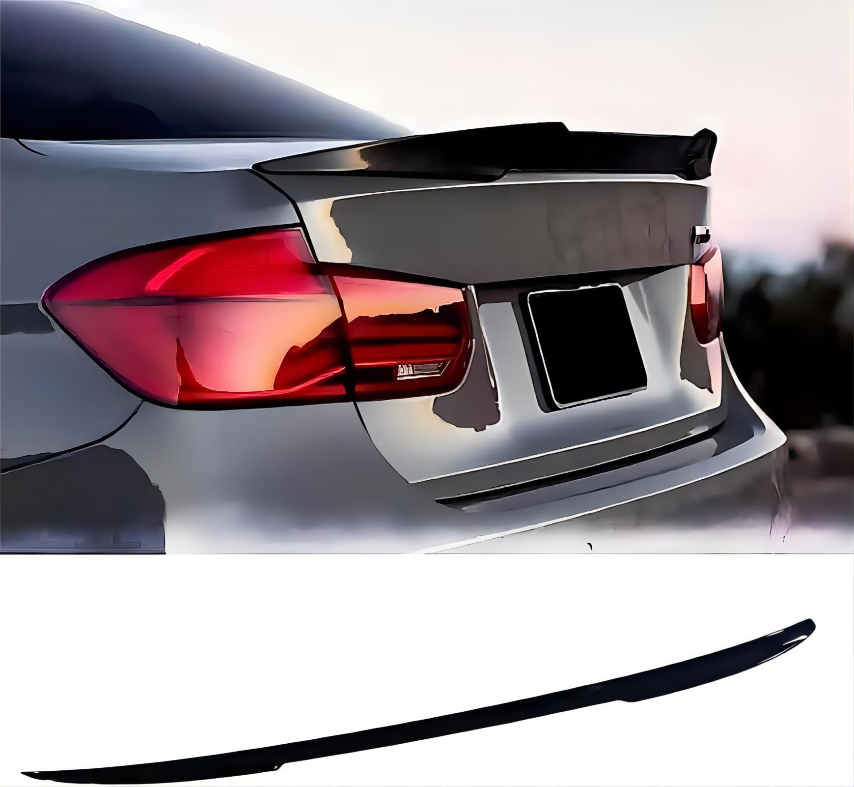 Auto Heckspoiler für BMW Serie 2 Series 2er F44 2er Gran Coupé 2020-2024, Autoteile Sport-Performance Tail Spoiler Auto Modifikationsteile,Bright Black Auto Heckspoiler für BMW Serie 2 Series 2er F44 2er Gran Coupé 2020-2024, Autoteile Sport-Performance Tail Spoiler Auto Modifikationsteile,Bright Black von SAAKO