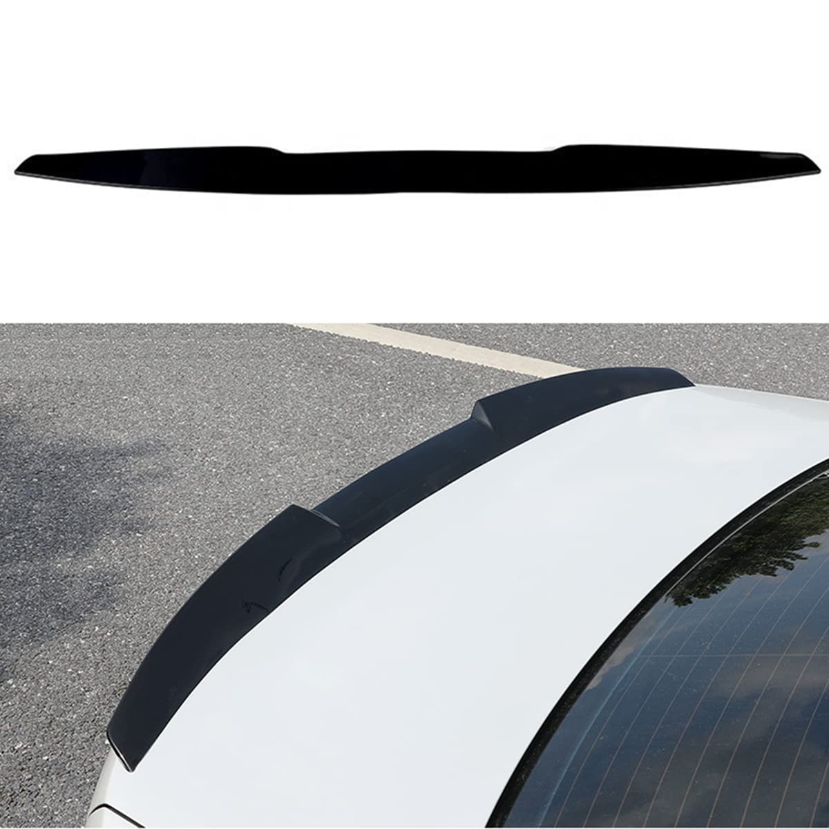 Auto Heckspoiler für Audi SQ5 TT TT 8J TT FV,Heckflügel Kofferraumdachspoiler HeckspoilerflüGel Heckklappe Spoiler Bodykits,A/Black-A/Style A Auto Heckspoiler für Audi SQ5 TT TT 8J TT FV,Heckflügel Kofferraumdachspoiler HeckspoilerflüGel Heckklappe Spoiler Bodykits,A/Black-A/Style A von SABIB