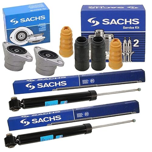 SACHS 2x Gasdruck Stoßdämpfer hinten inkl. Domlager & Staubschutzsatz Kompatibel mit AUDI A4 B7 (8EC), A4 B7 Avant (8ED) SACHS 2x Gasdruck Stoßdämpfer hinten inkl. Domlager & Staubschutzsatz Kompatibel mit AUDI A4 B7 (8EC), A4 B7 Avant (8ED) von SACHS